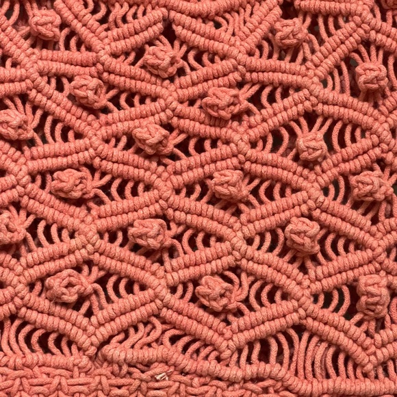 Macrame bag in faded tone - Picture 4 of 5